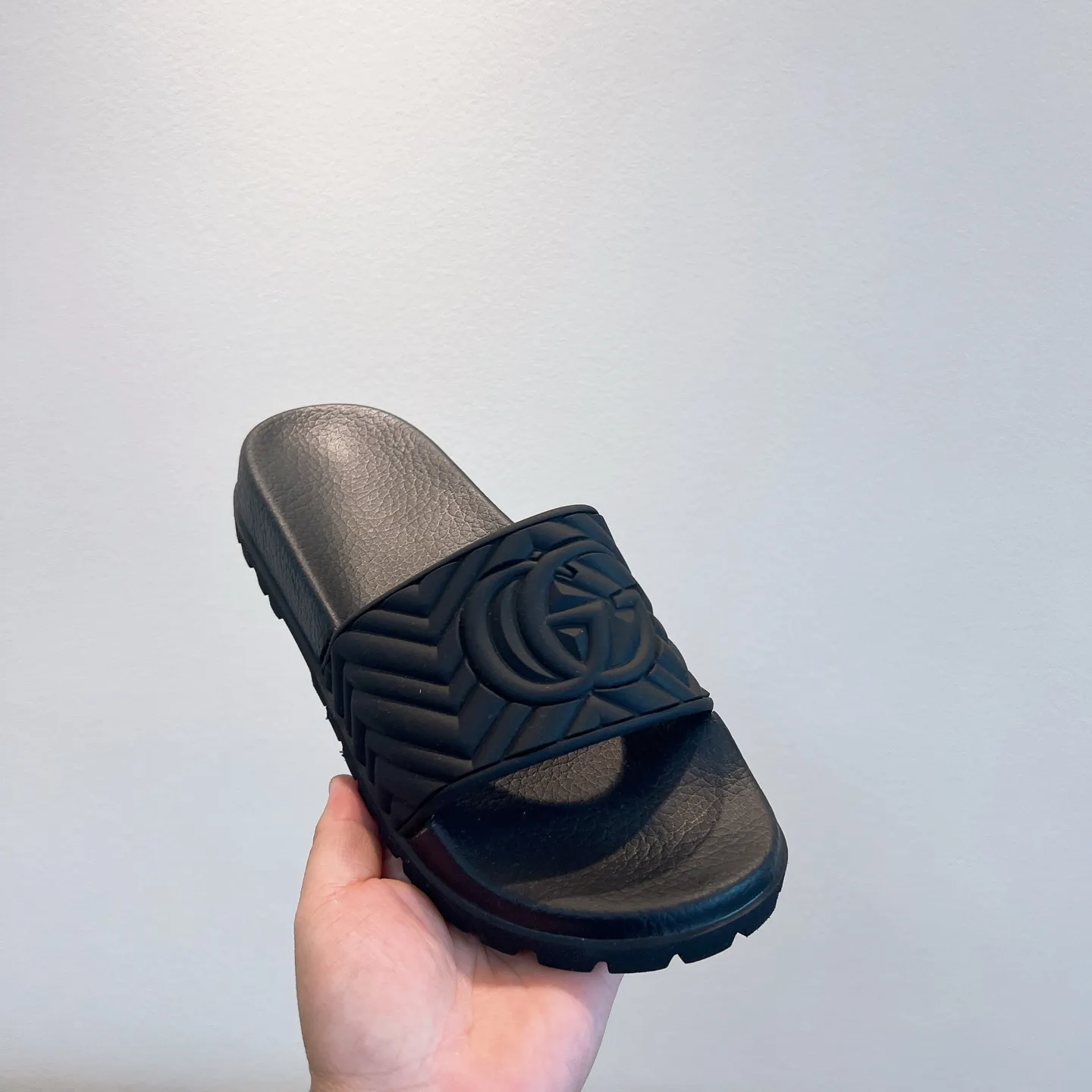 Men's Men's Shoes 130🐮🐮Gucci Gucci Slippers Gucci 2024 latest beach sandals slippers Original molding double G LOGO Original molding consistent Outsole: Men's Men's Shoes u double-layer outsole Size: 35-46